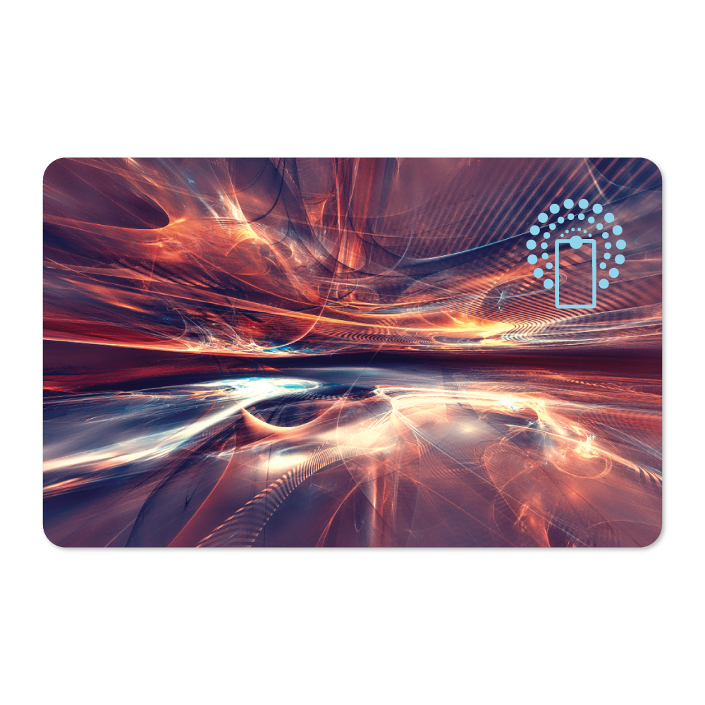 Wireless Horizon Waves Design NFC Card